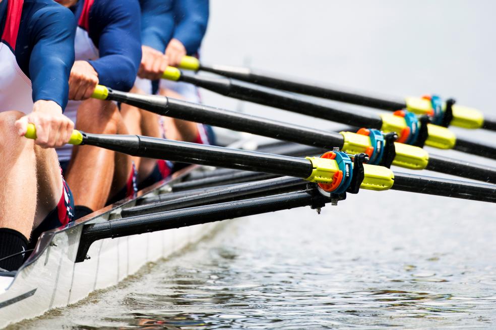 Image of rowers